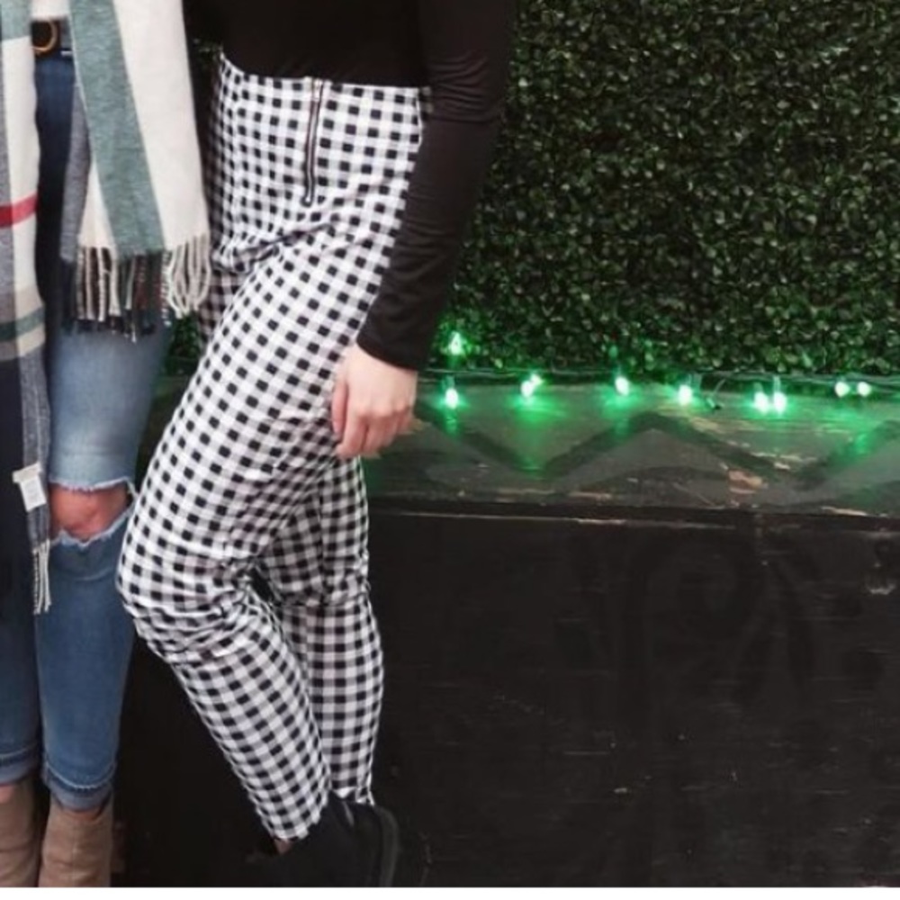 Checkered pants
